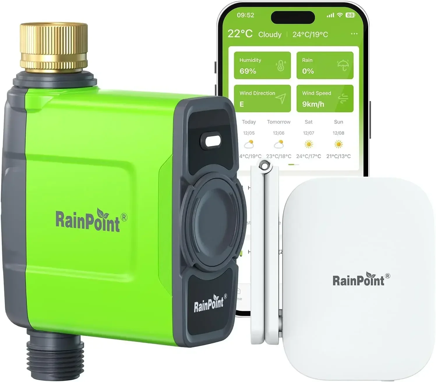 Smart Garden System - WiFi Water Timer for Garden Hose,