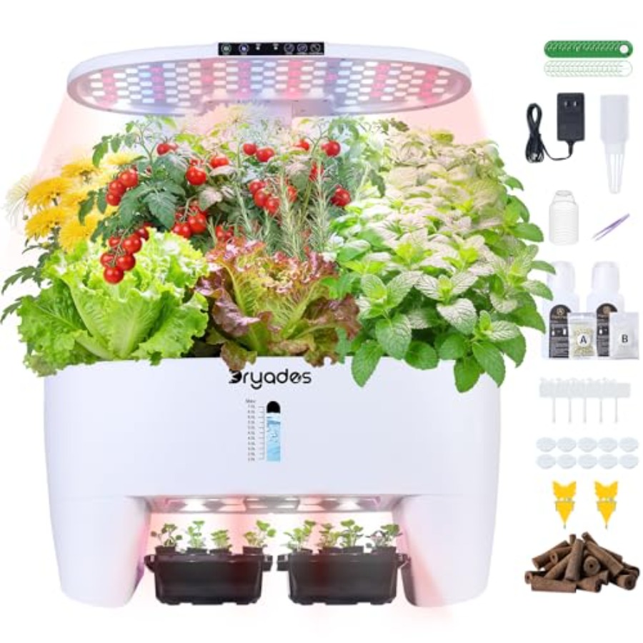 Smart Garden System - Hydroponic Growing System Kit for Home/Office/School: