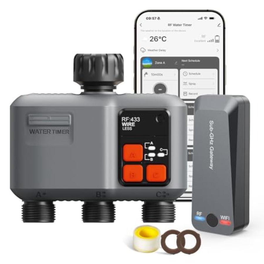 Smart Garden Zone - WiFi Smart Water Timer 3 Zone