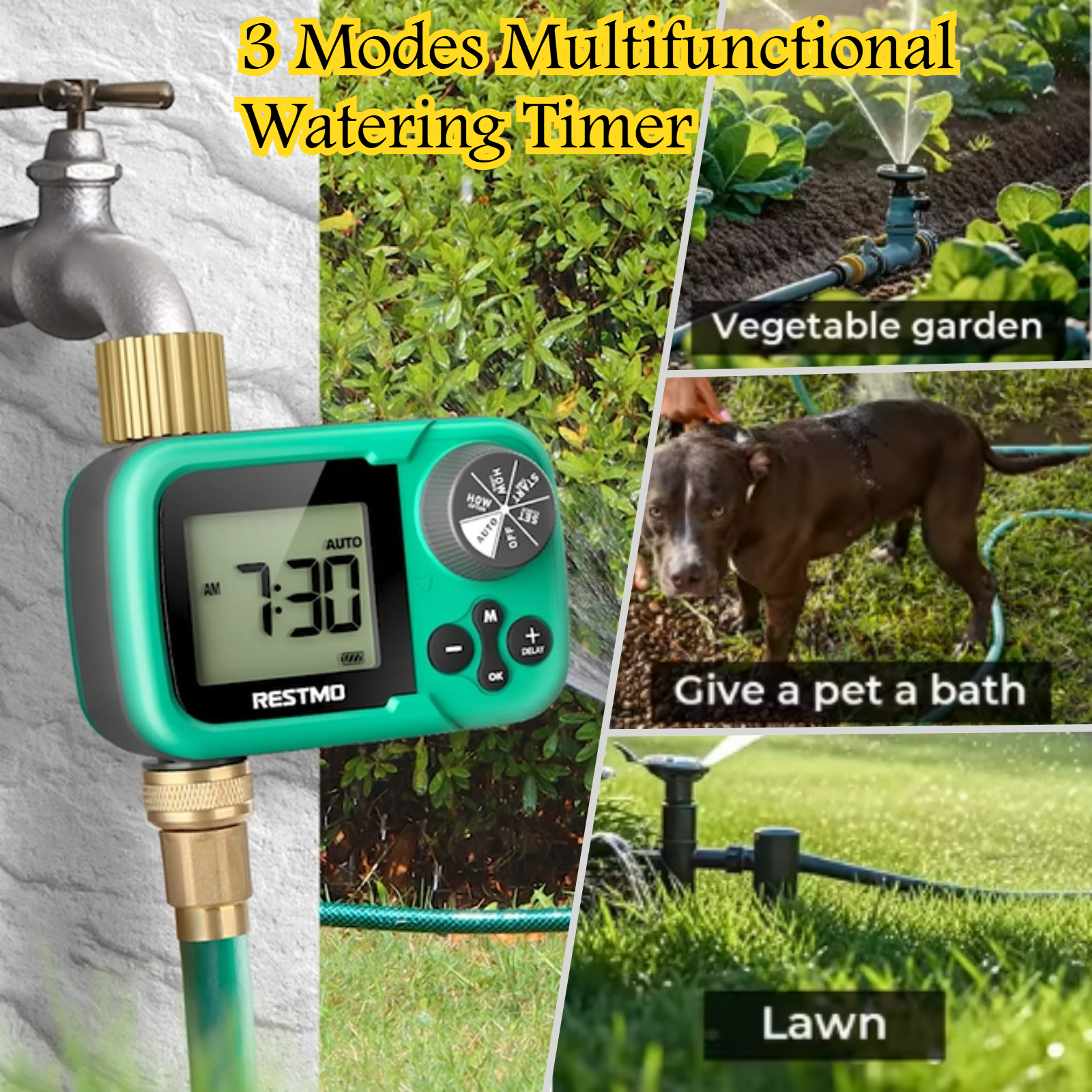 Smart Garden Sphagnum Moss - Smart Water Timer Zero Low Pressure