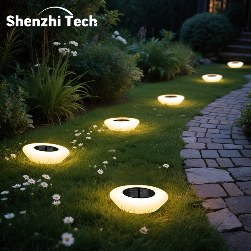 Smart Garden Light Camera - 1/4 PCS Solar Ground Lights, Cool