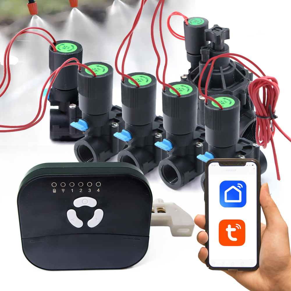 Smart Garden Zone - Garden Hose Solenoid Valve Controller Lawn