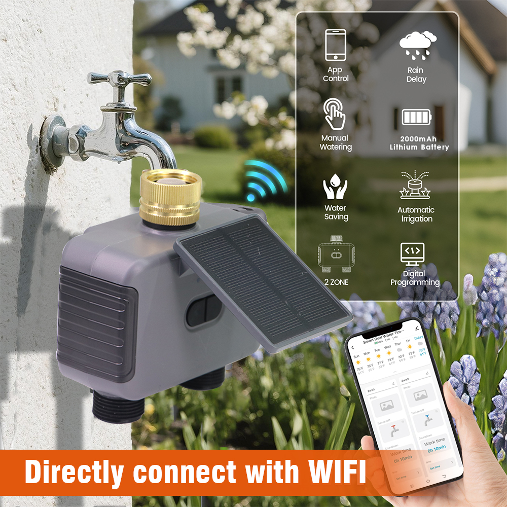 Tuay Smart Solar 2-Zone Wateri - огляд і ціна Smart Garden Zone