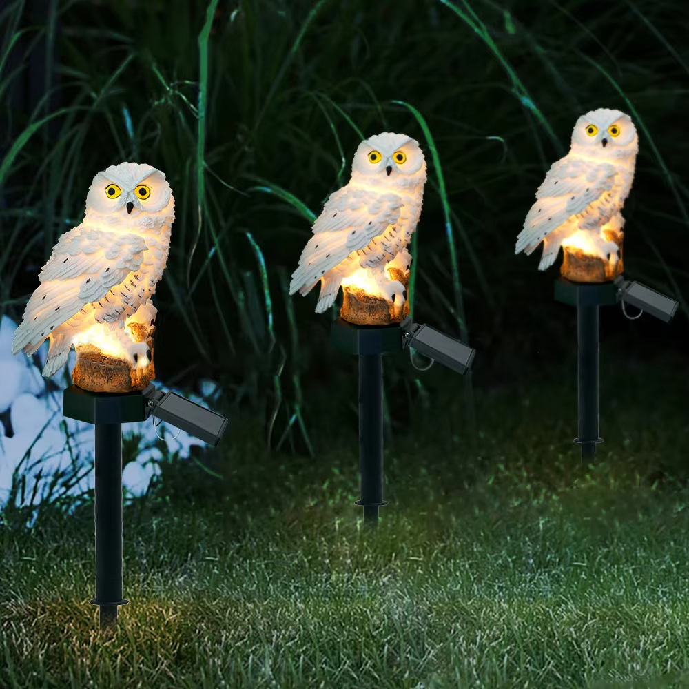 Solar light owl animal sculptu - огляд і ціна Smart Garden Light Camera