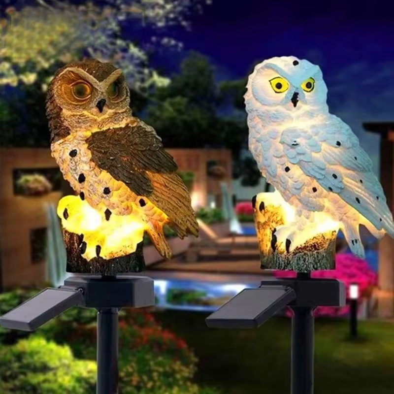 Solar light owl animal sculptu - огляд і ціна Smart Garden Light Camera