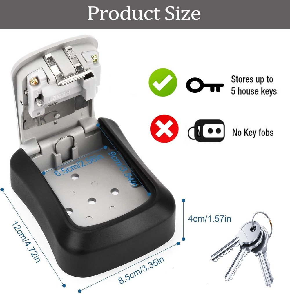 Key Safe Wall Mounted Waterpro - огляд і ціна Smart Garden Gate Lock
