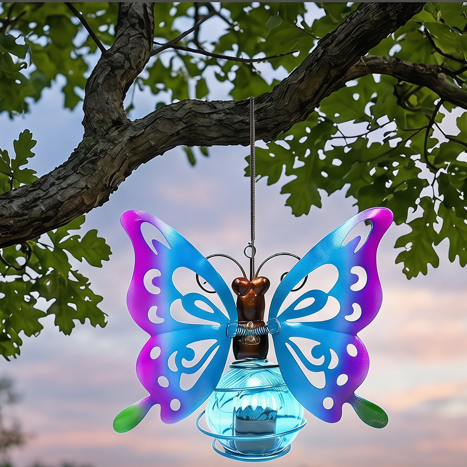 LED Solar-Powered Garden Hangi - огляд і ціна Smart Garden Light Camera
