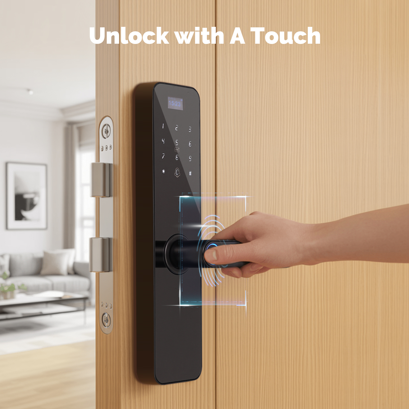 MOES Bluetooth Smart Wooden Do - огляд і ціна Smart Garden Gate Lock