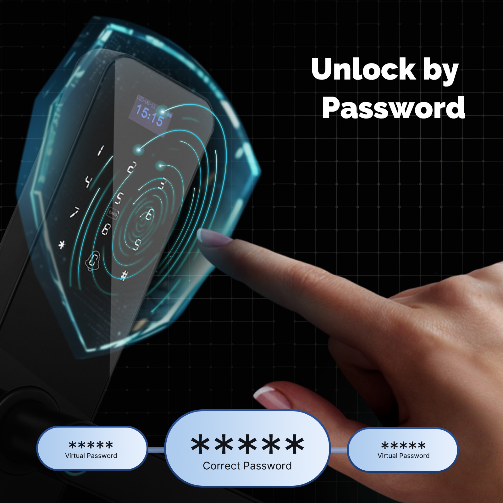 MOES Bluetooth Smart Wooden Do - огляд і ціна Smart Garden Gate Lock