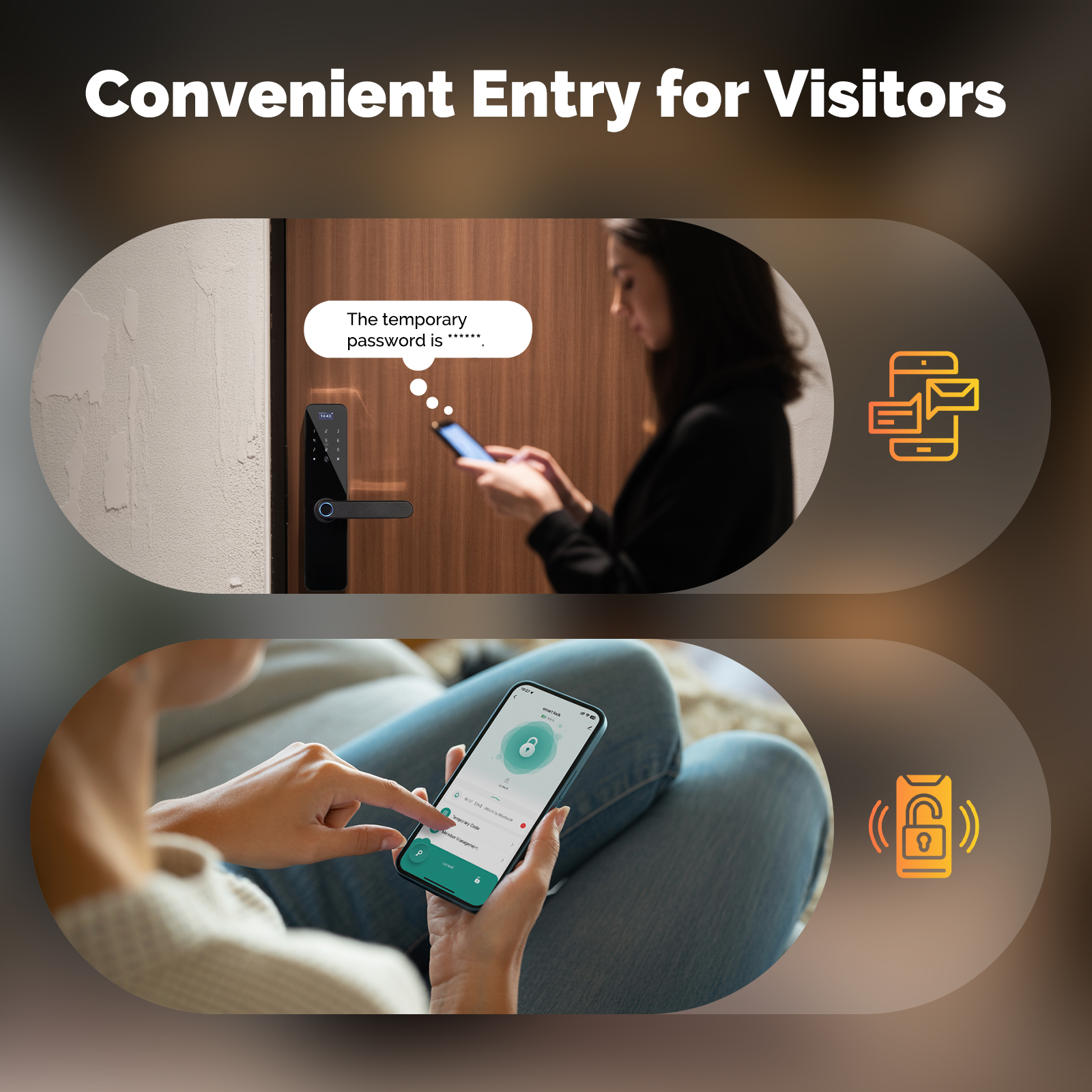 MOES Bluetooth Smart Wooden Do - огляд і ціна Smart Garden Gate Lock