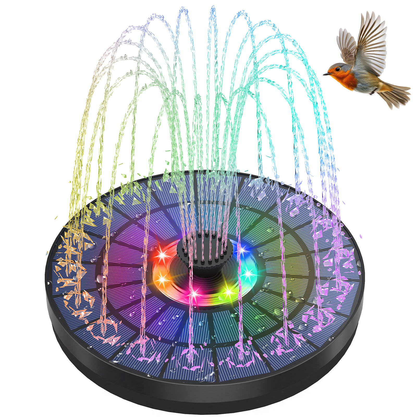5.5W Solar Water Fountain 1500 - огляд і ціна Smart Garden Light Camera
