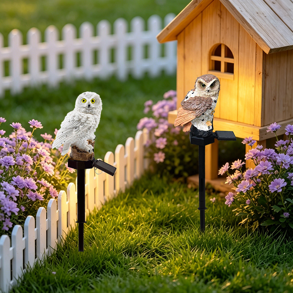 Owl Solar Light, Resin Owl Gro - огляд і ціна Smart Garden Light Camera