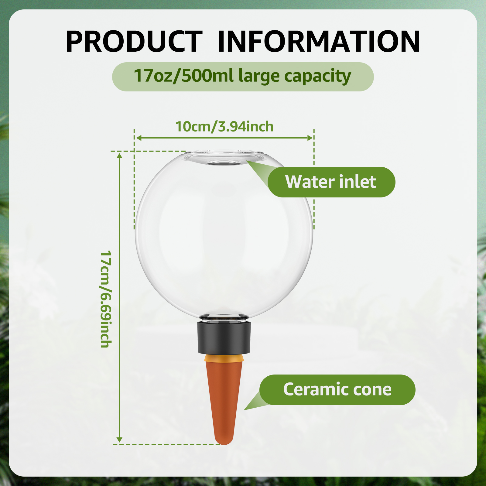 2/4Pcs 500ML Automatic Drip Ir - огляд і ціна Smart Garden Sprinkler