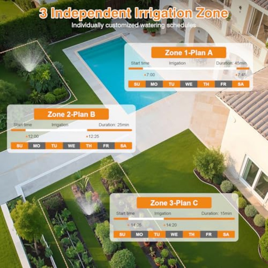 Smart WiFi Sprinkler Timer 3 Z - огляд і ціна Smart Garden Zone