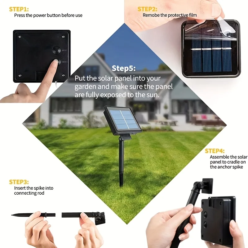 LED String Lights Garden Outdo - огляд і ціна Smart Garden Light Camera