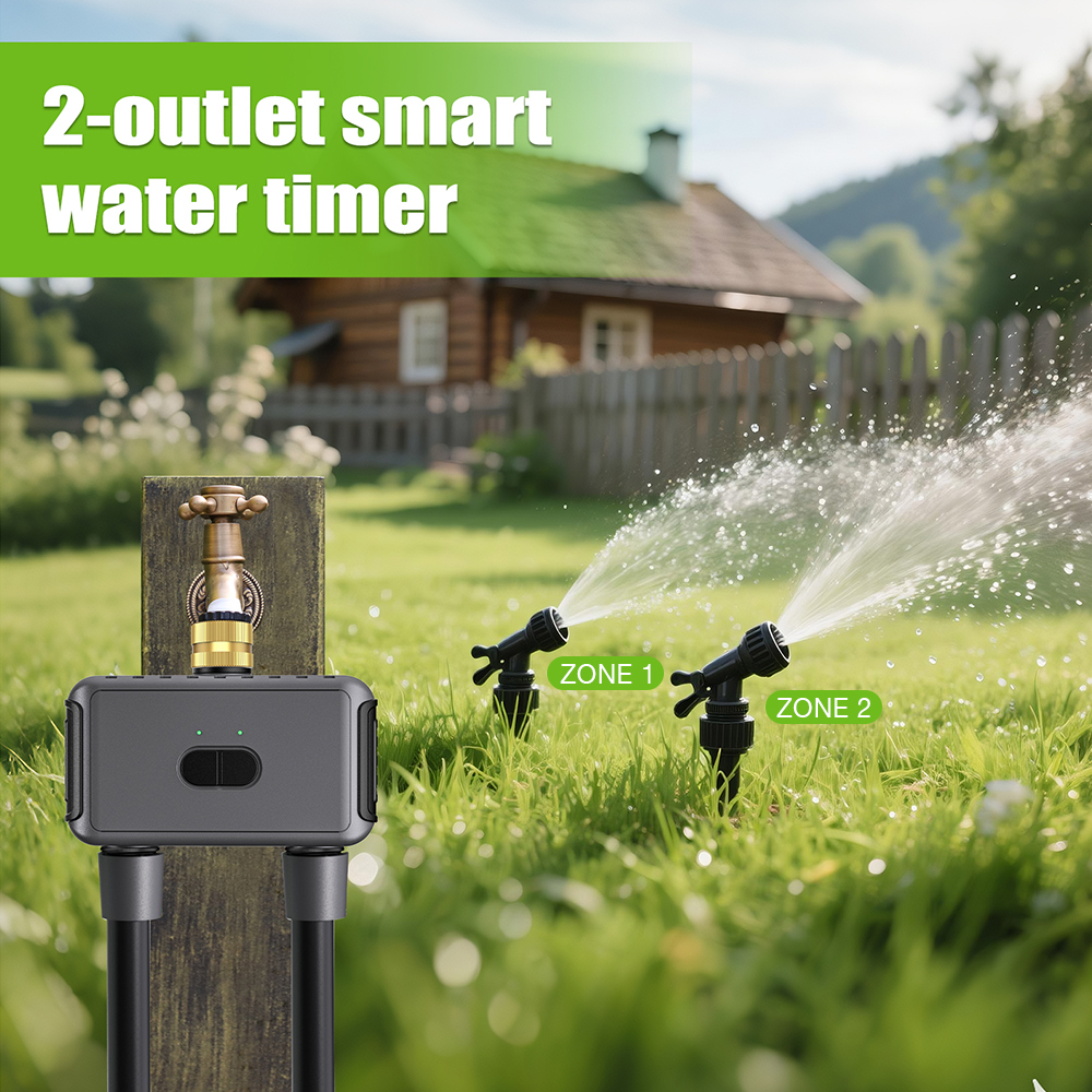Wifi Automatic Water Timer Dua - огляд і ціна Smart Garden Sprinkler