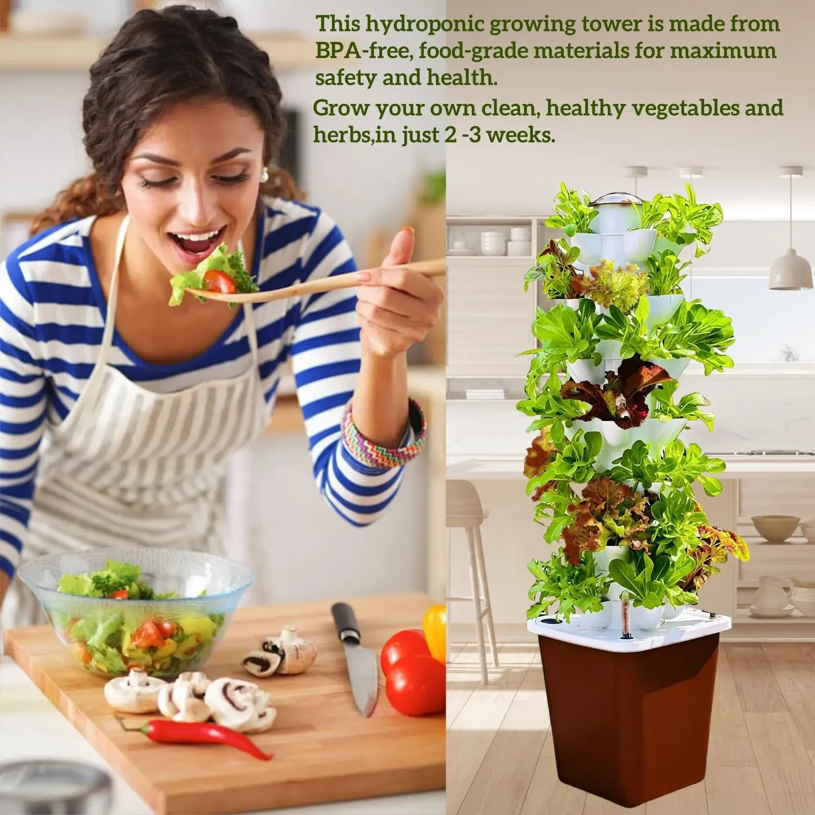 Smart Vertical Hydroponic Gard - огляд і ціна Smart Garden System