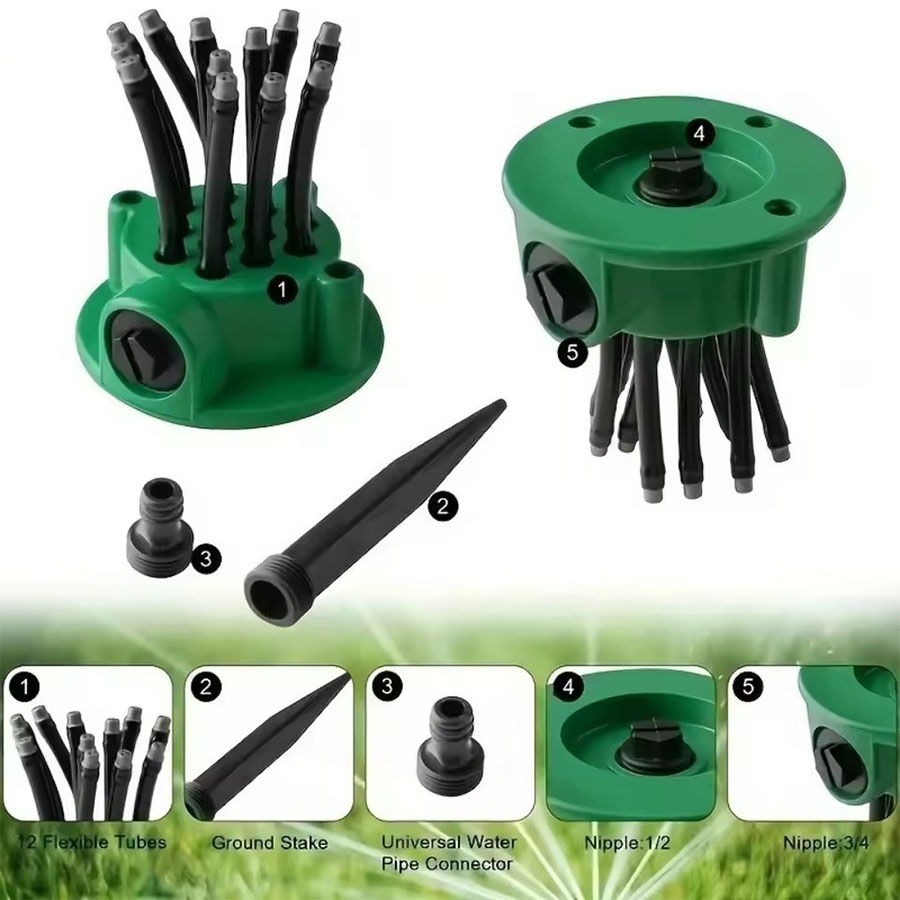 360° Automatic Rotating Garden - огляд і ціна Smart Garden Sprinkler