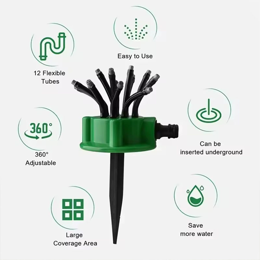 360° Automatic Rotating Garden - огляд і ціна Smart Garden Sprinkler