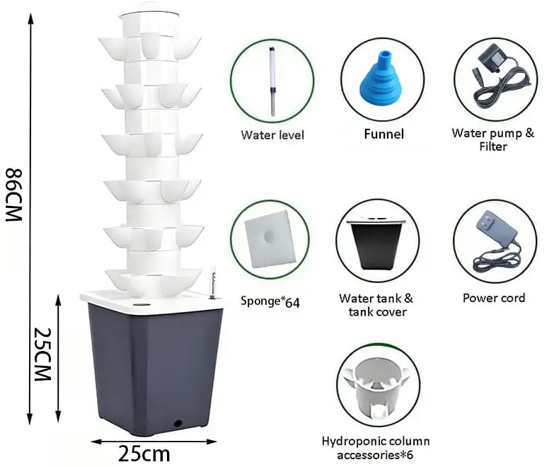 Vertical Hydroponic Garden Sys - огляд і ціна Smart Garden System