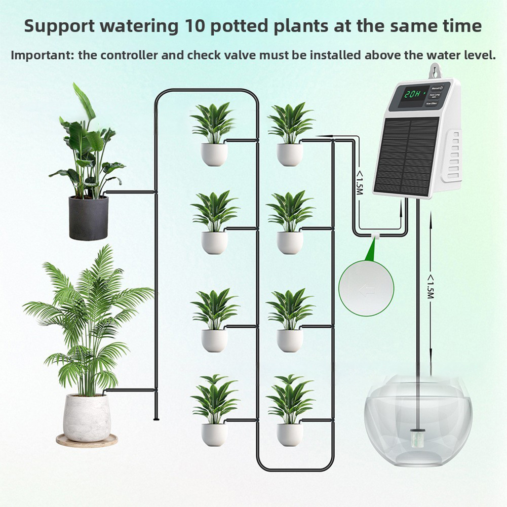 Smart Solar Powered Auto Water - огляд і ціна Smart Garden System