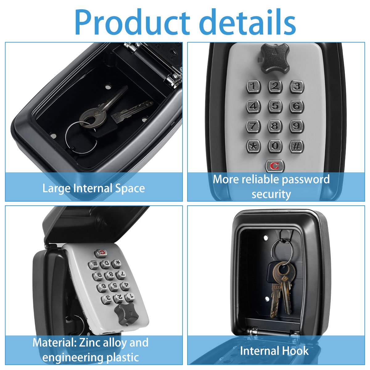 New Smart Password Combination - огляд і ціна Smart Garden Gate Lock
