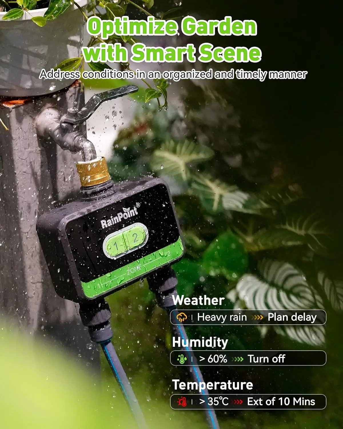 WiFi Water Timer for Garden Ho - огляд і ціна Smart Garden Zone