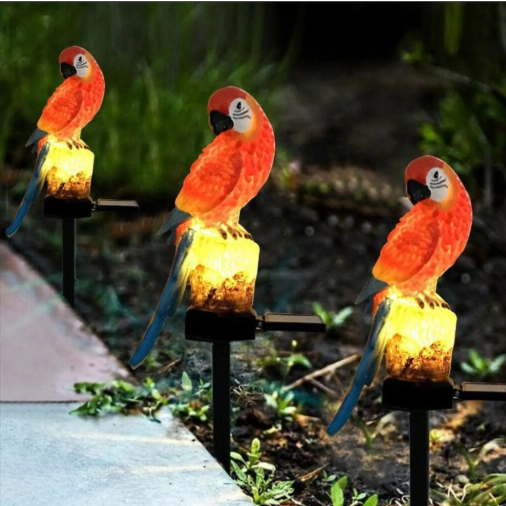 Solar Resin Parrot Decorative  - огляд і ціна Smart Garden Light Camera