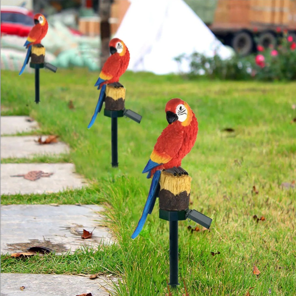 Solar Resin Parrot Decorative  - огляд і ціна Smart Garden Light Camera