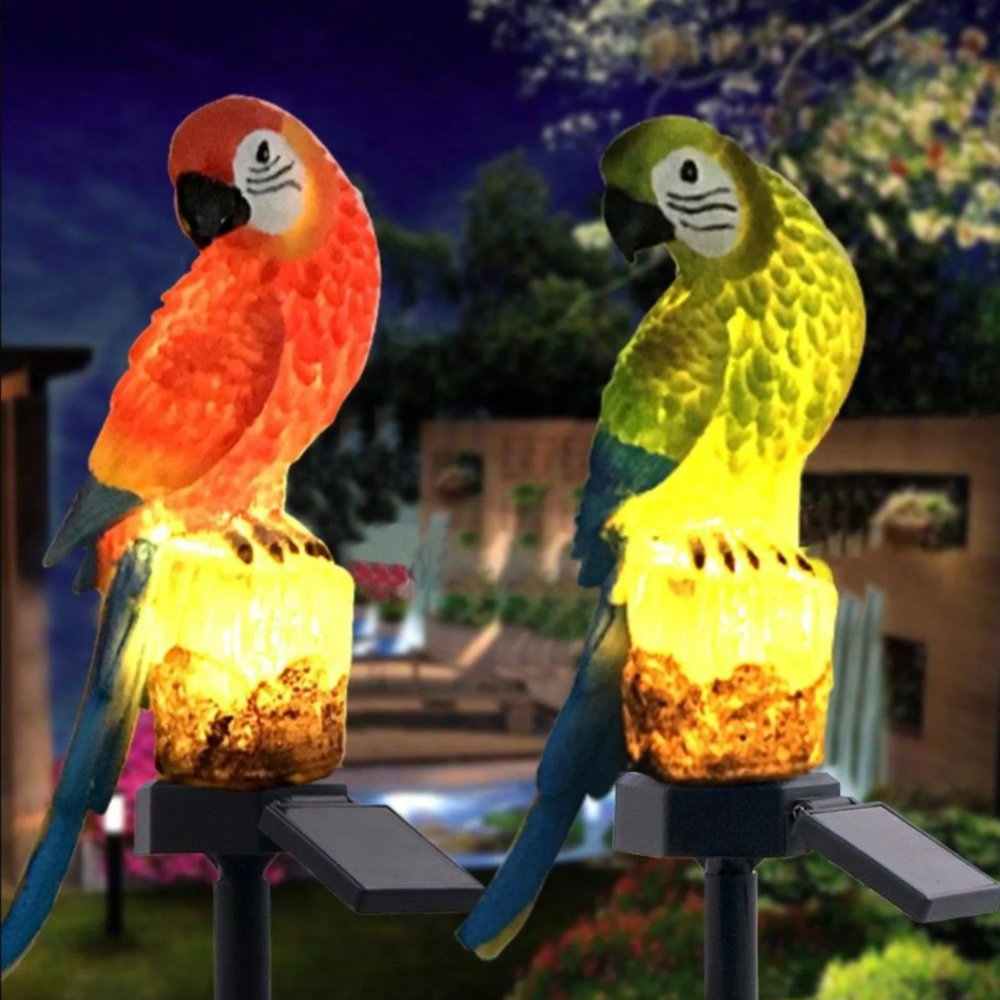 Solar Resin Parrot Decorative  - огляд і ціна Smart Garden Light Camera
