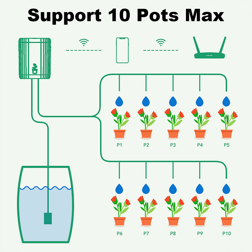 Tuya WiFi Smart Drip Irrigatio - огляд і ціна Smart Garden Sphagnum Moss