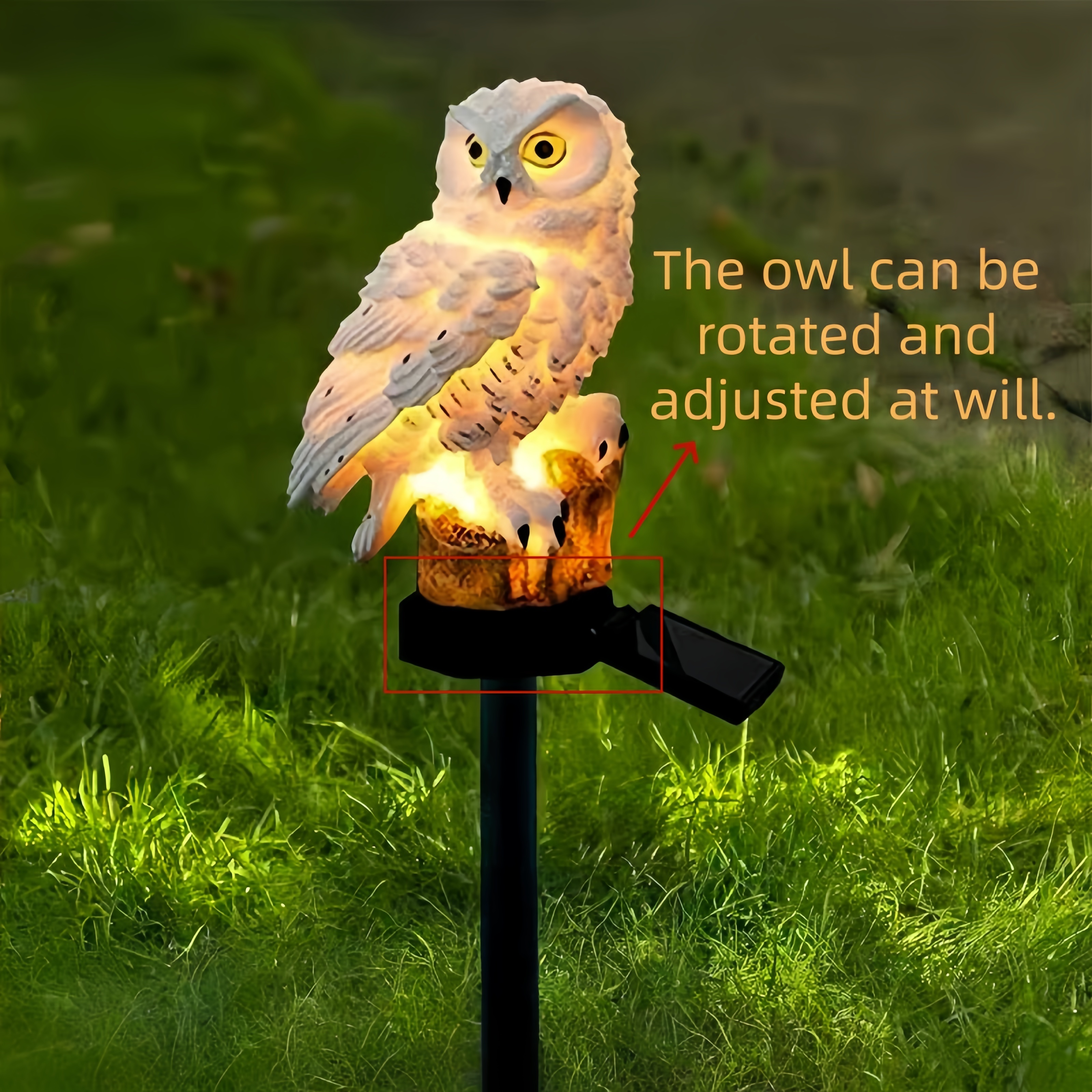 Solar Owl Garden Stake Light O - огляд і ціна Smart Garden Light Camera