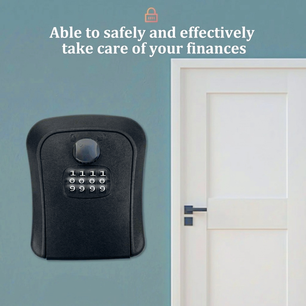 LUXROB Key Lock Box 4-digit Co - огляд і ціна Smart Garden Gate Lock