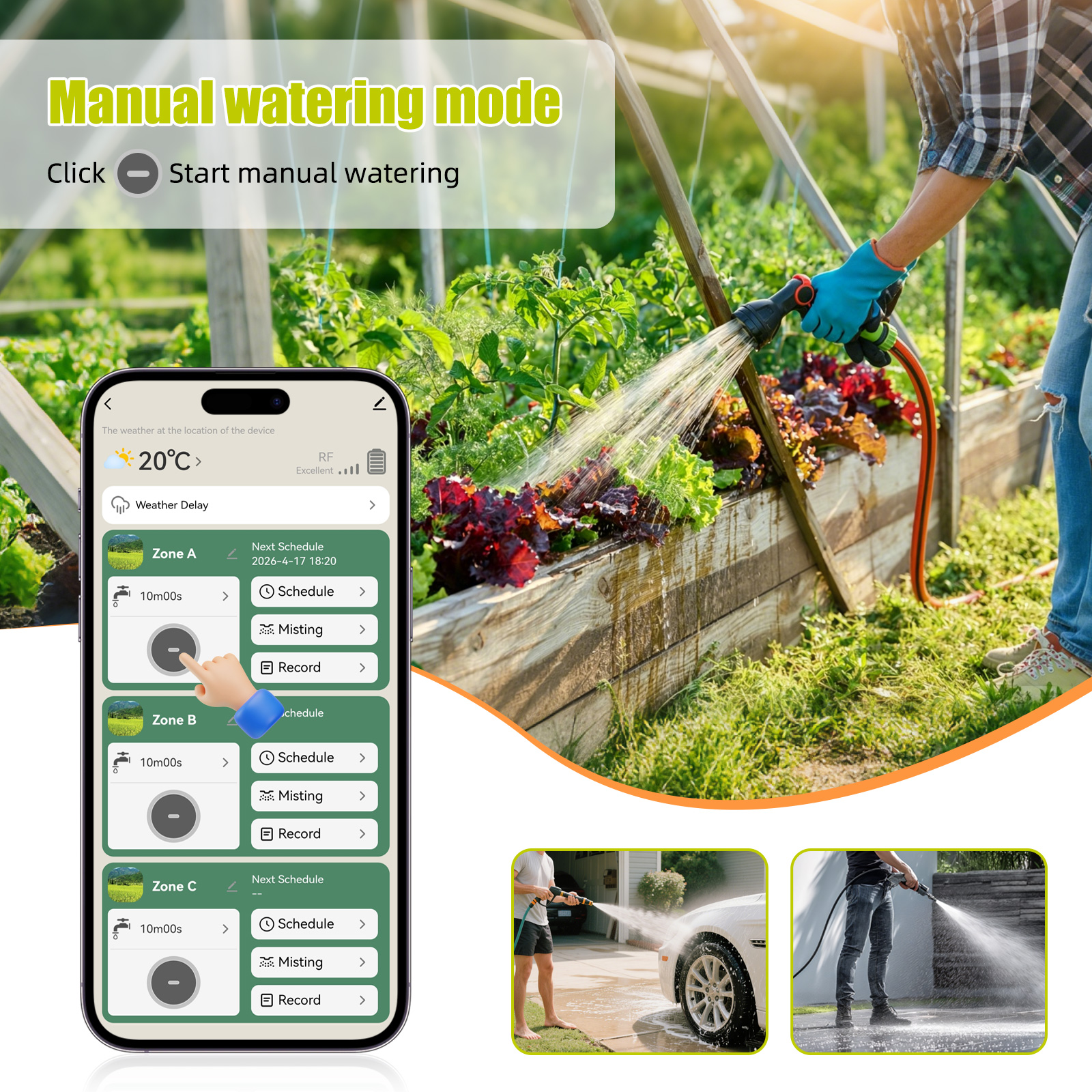 Yieryi 3-Zone Smart Water Time - огляд і ціна Smart Garden Zone