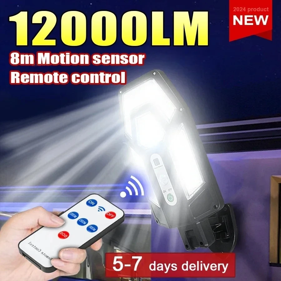 12000LM Powerful Solar Wall La - огляд і ціна Smart Garden Light Camera