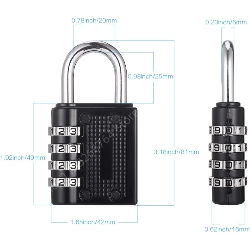 4 Digit Zinc Alloy Combination - огляд і ціна Smart Garden Gate Lock