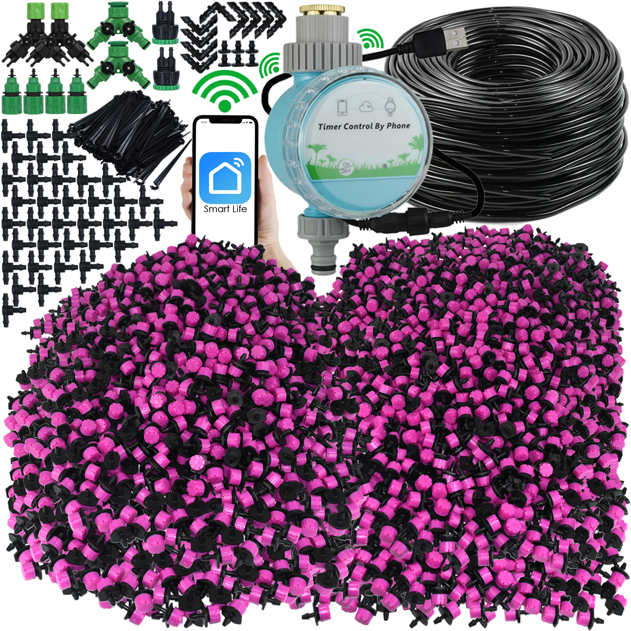 KESLA 5-50M Drip Irrigation Au - огляд і ціна Yoocaa Smart Garden