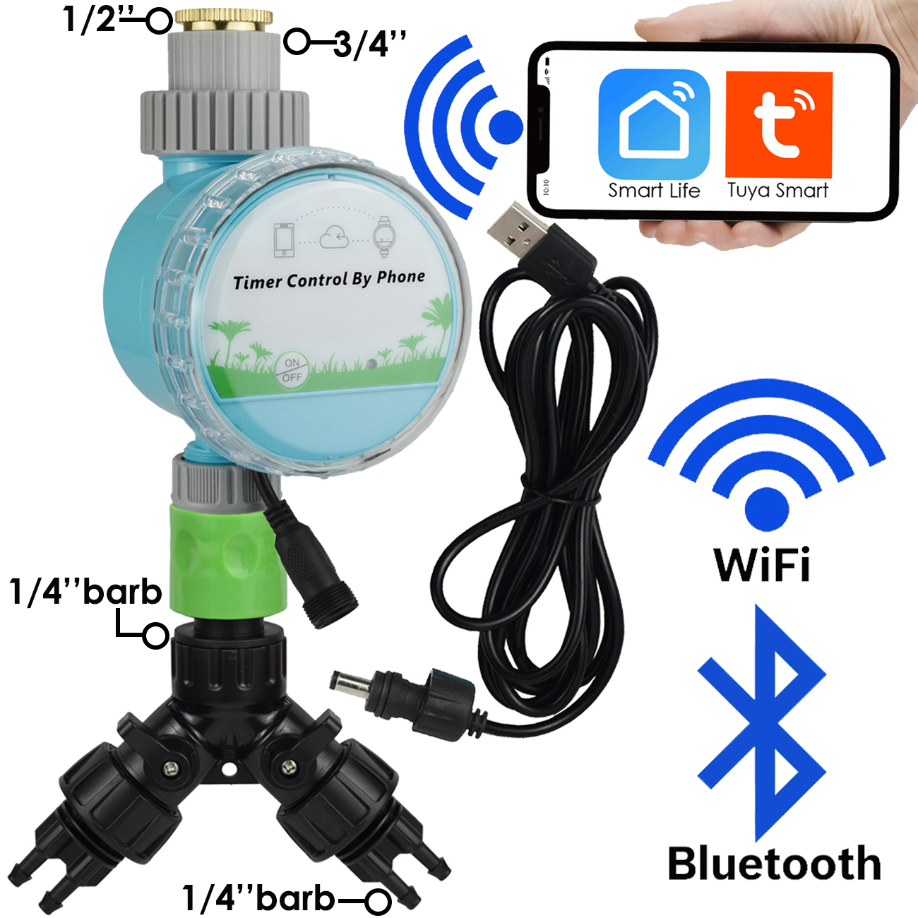 KESLA 5-50M Drip Irrigation Au - огляд і ціна Yoocaa Smart Garden