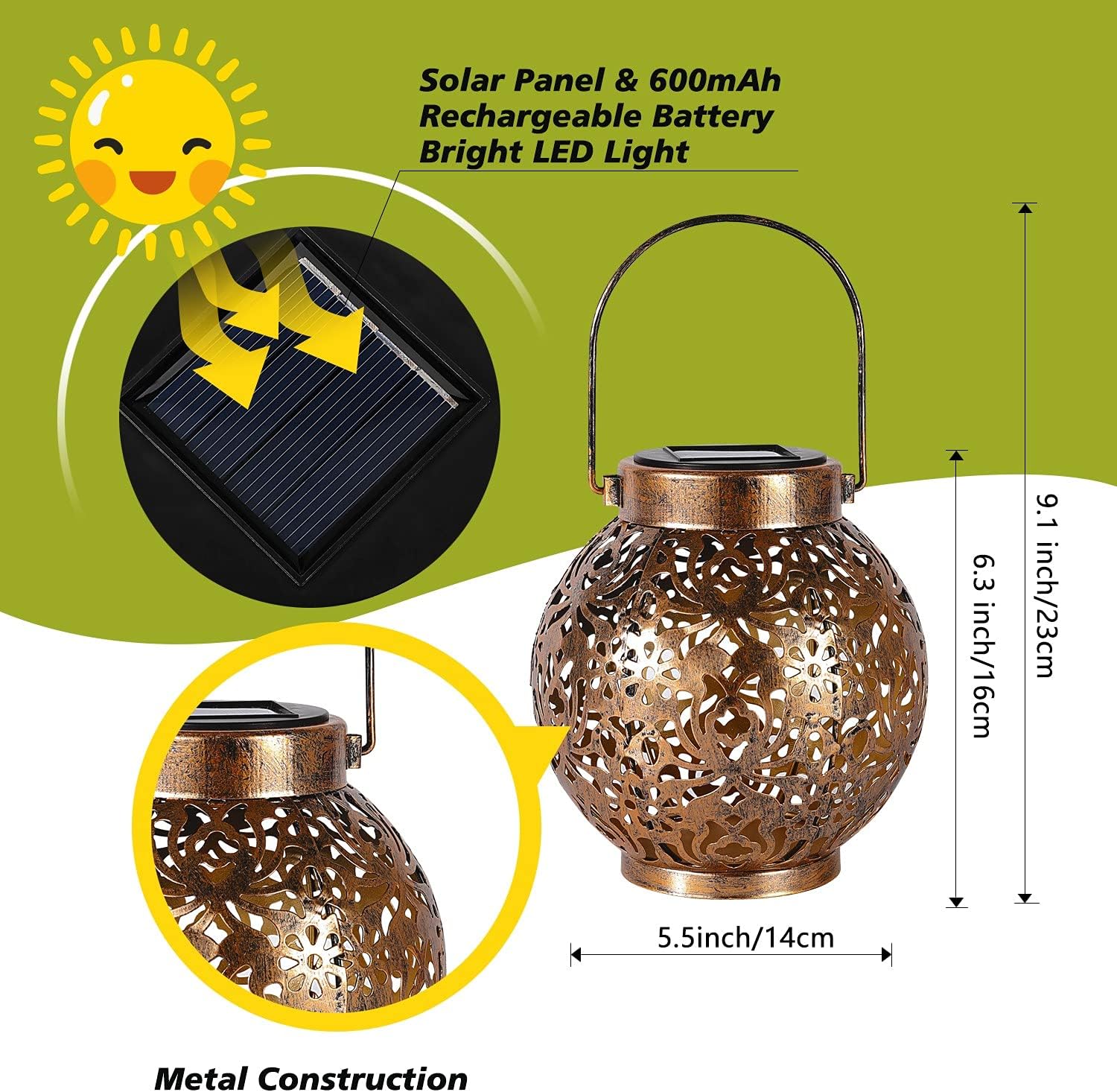 1-6PCS Moroccan Solar Lanterns - огляд і ціна Smart Garden Light Camera