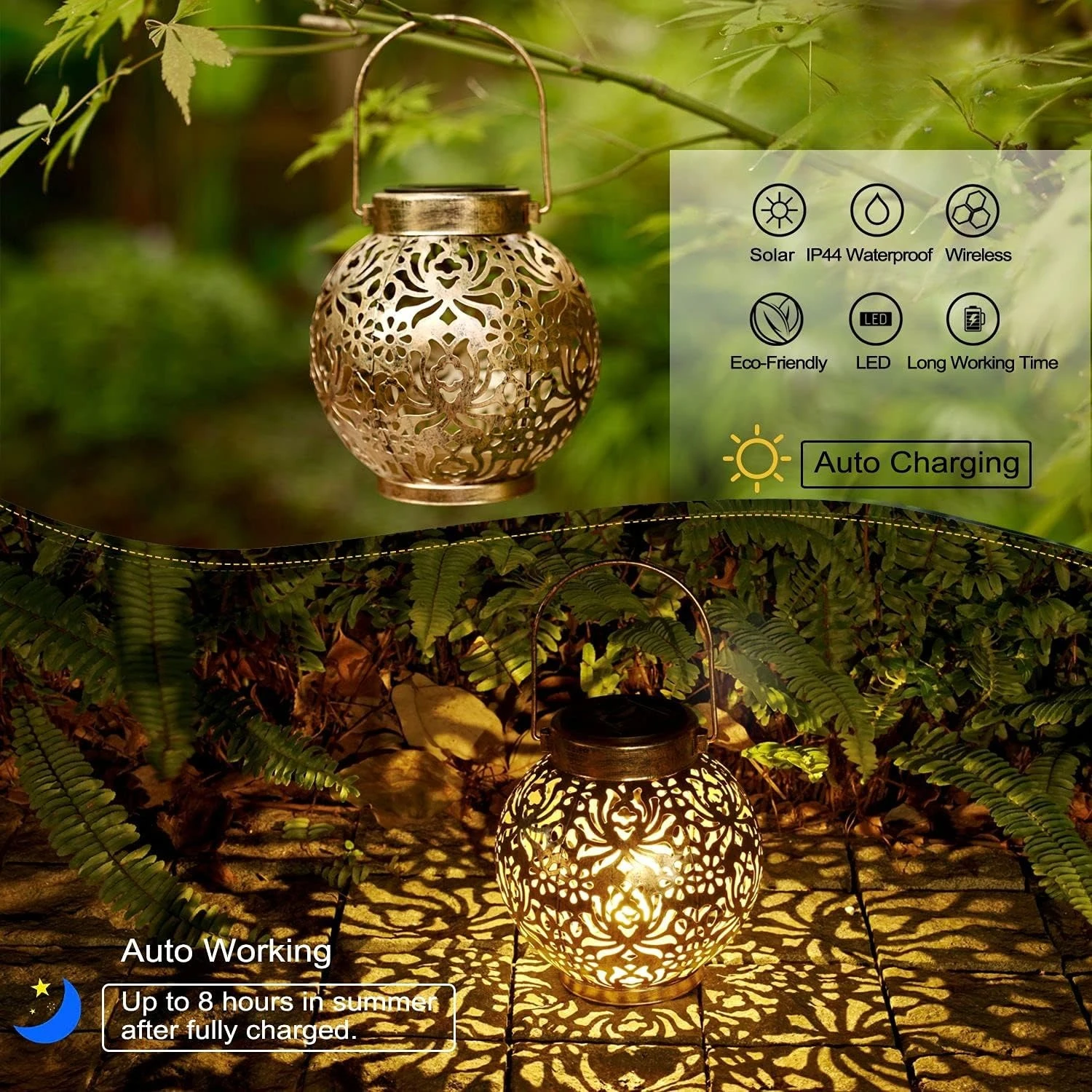 1-6PCS Moroccan Solar Lanterns - огляд і ціна Smart Garden Light Camera