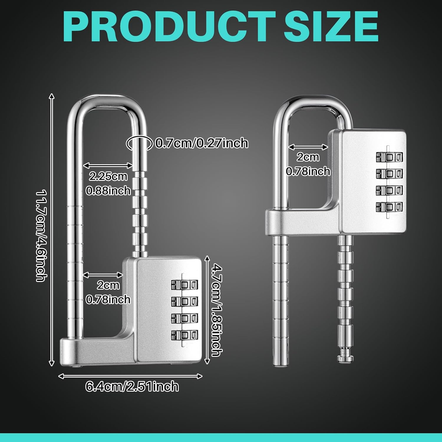 4 Digit Combination Cabinet Lo - огляд і ціна Smart Garden Gate Lock