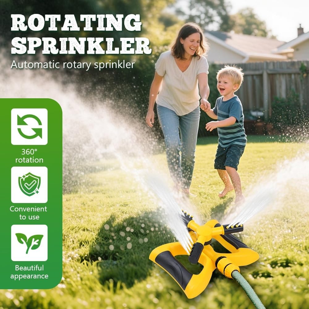 360-Degree Automatic Rotating  - огляд і ціна Smart Garden Sprinkler