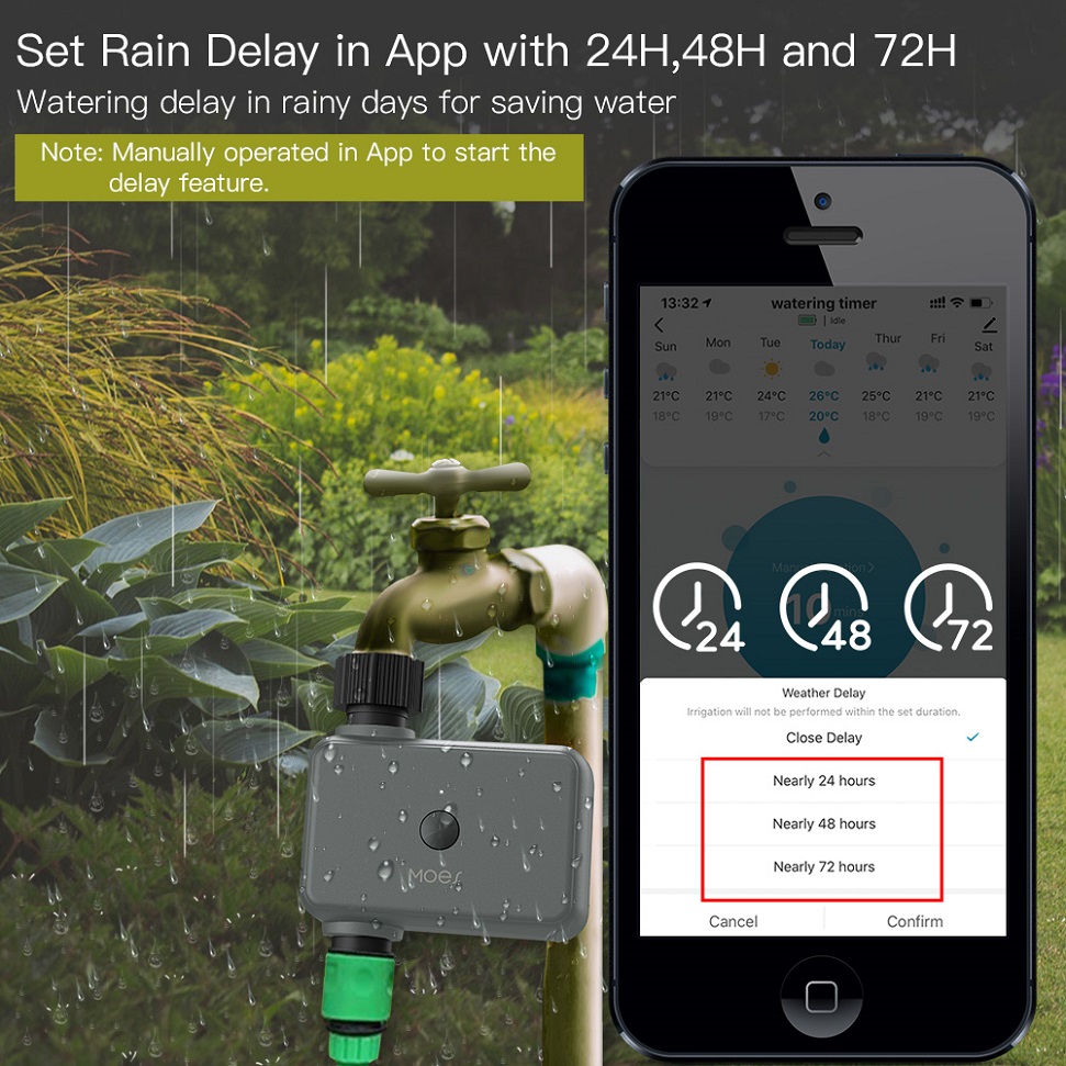 BLuetooth Valve Garden Waterin - огляд і ціна Smart Garden Sphagnum Moss