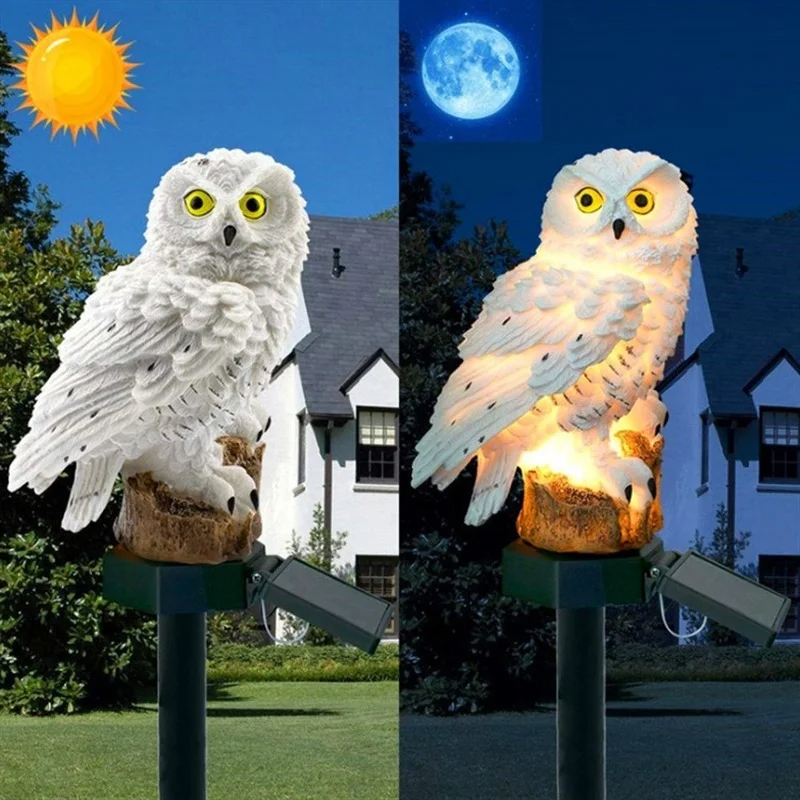 Solar Owl Statue Garden Light  - огляд і ціна Smart Garden Light Camera