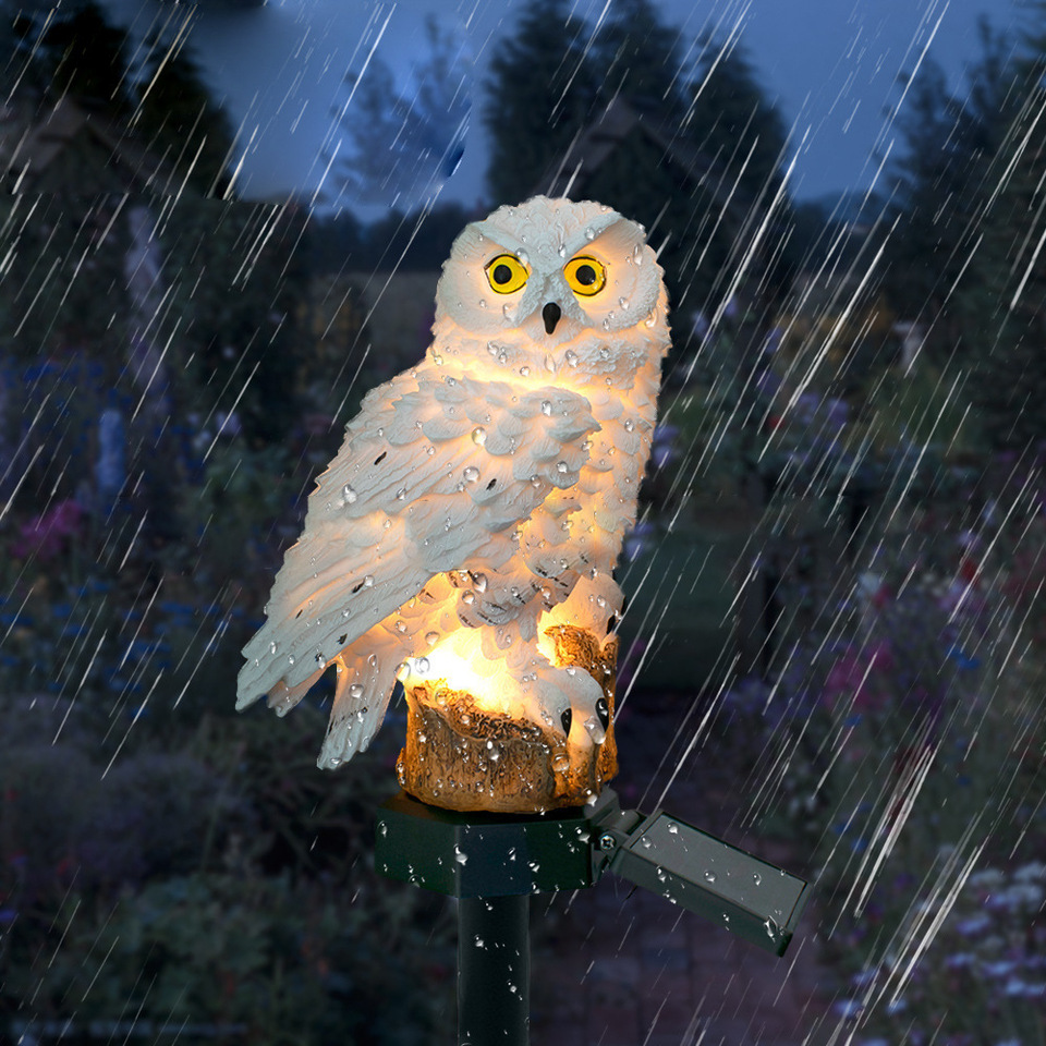 Solar Owl Statue Garden Light  - огляд і ціна Smart Garden Light Camera