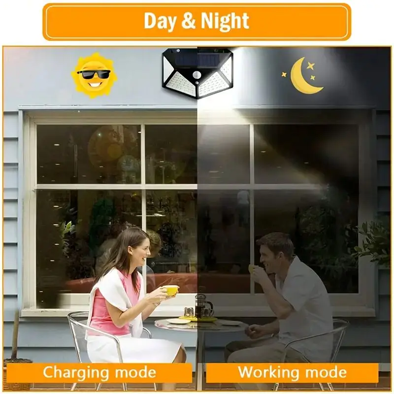 100LED Outdoor Solar Garden Li - огляд і ціна Smart Garden Light Camera
