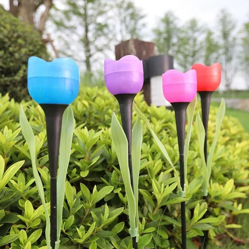 1Pcs Garden Tulip Flower Shape - огляд і ціна Smart Garden Light Camera