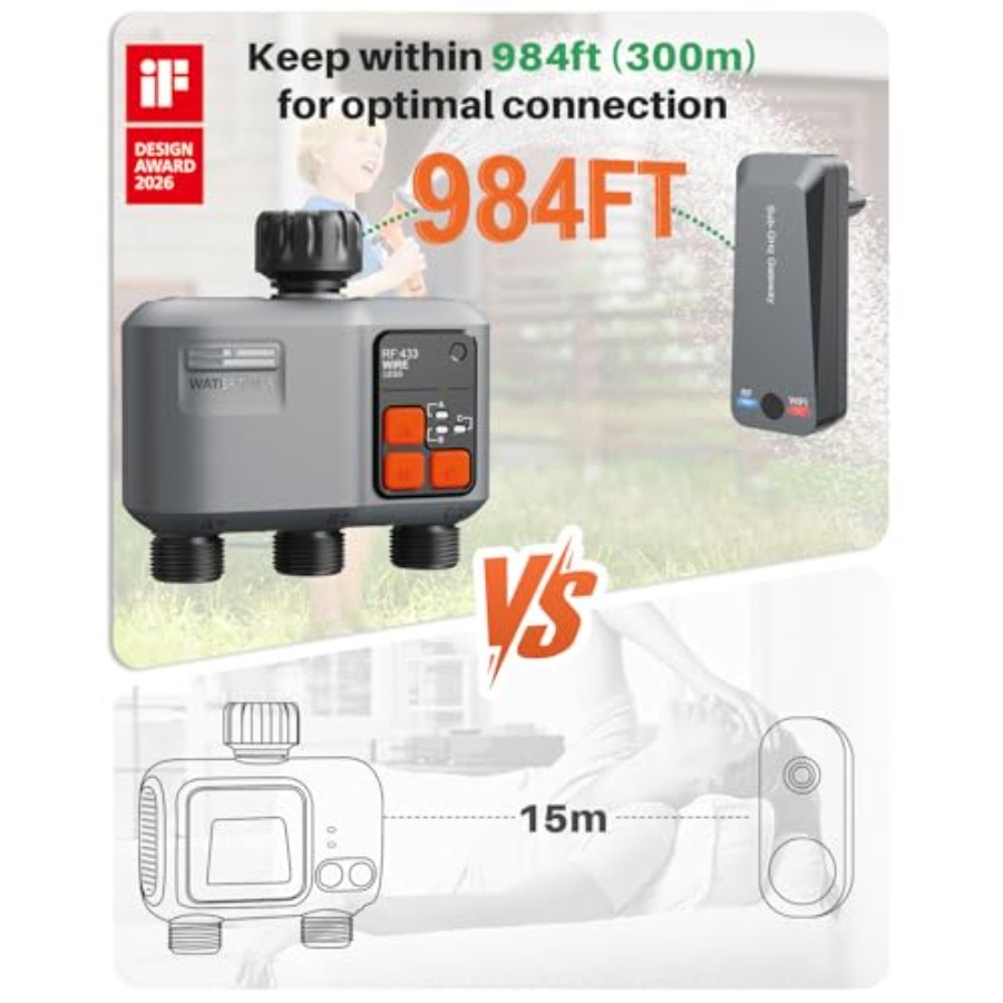 WiFi Smart Water Timer 3 Zone  - огляд і ціна Smart Garden Zone