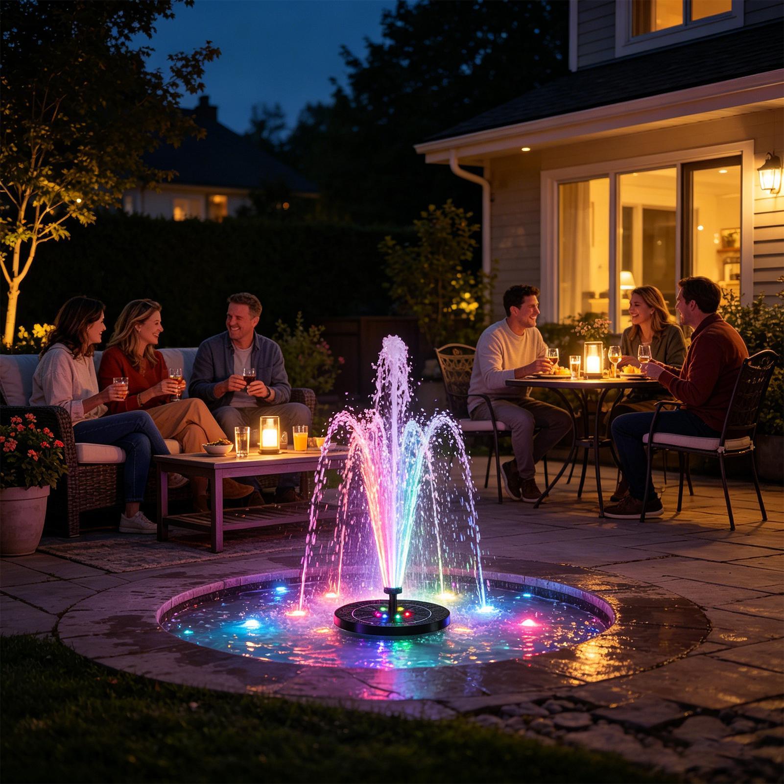 Floating Solar Bird Bath Fount - огляд і ціна Smart Garden Light Camera