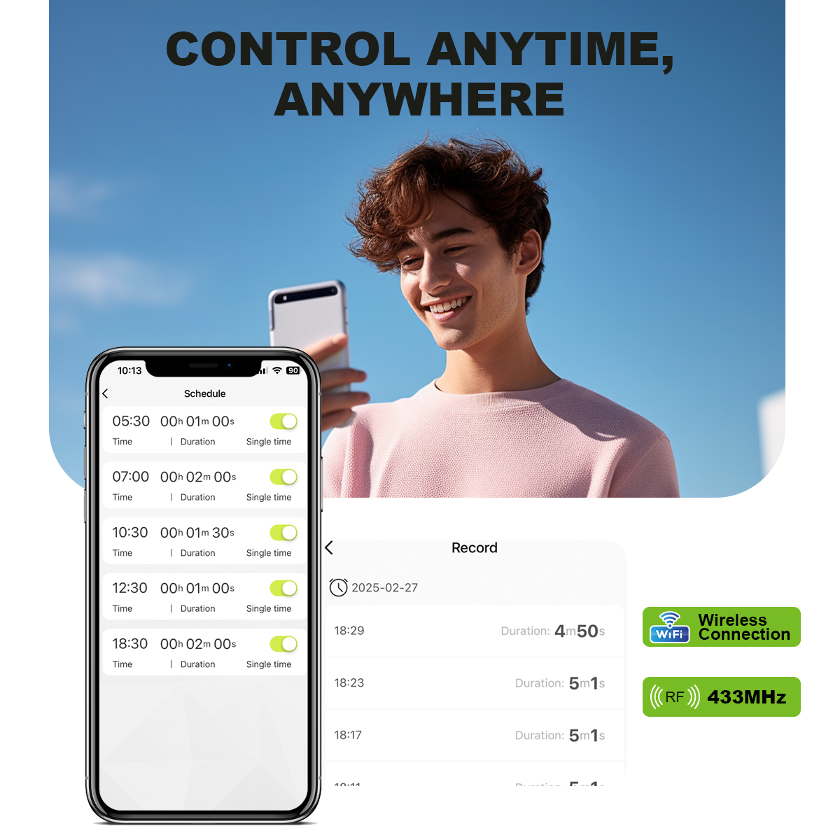 4 Outlet Programmable Water Ti - огляд і ціна Smart Garden Sprinkler